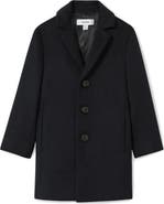 Reiss Kids' Gable Single Breasted Overcoat