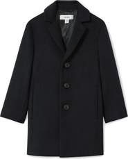 Reiss Kids' Gable Single Breasted Overcoat