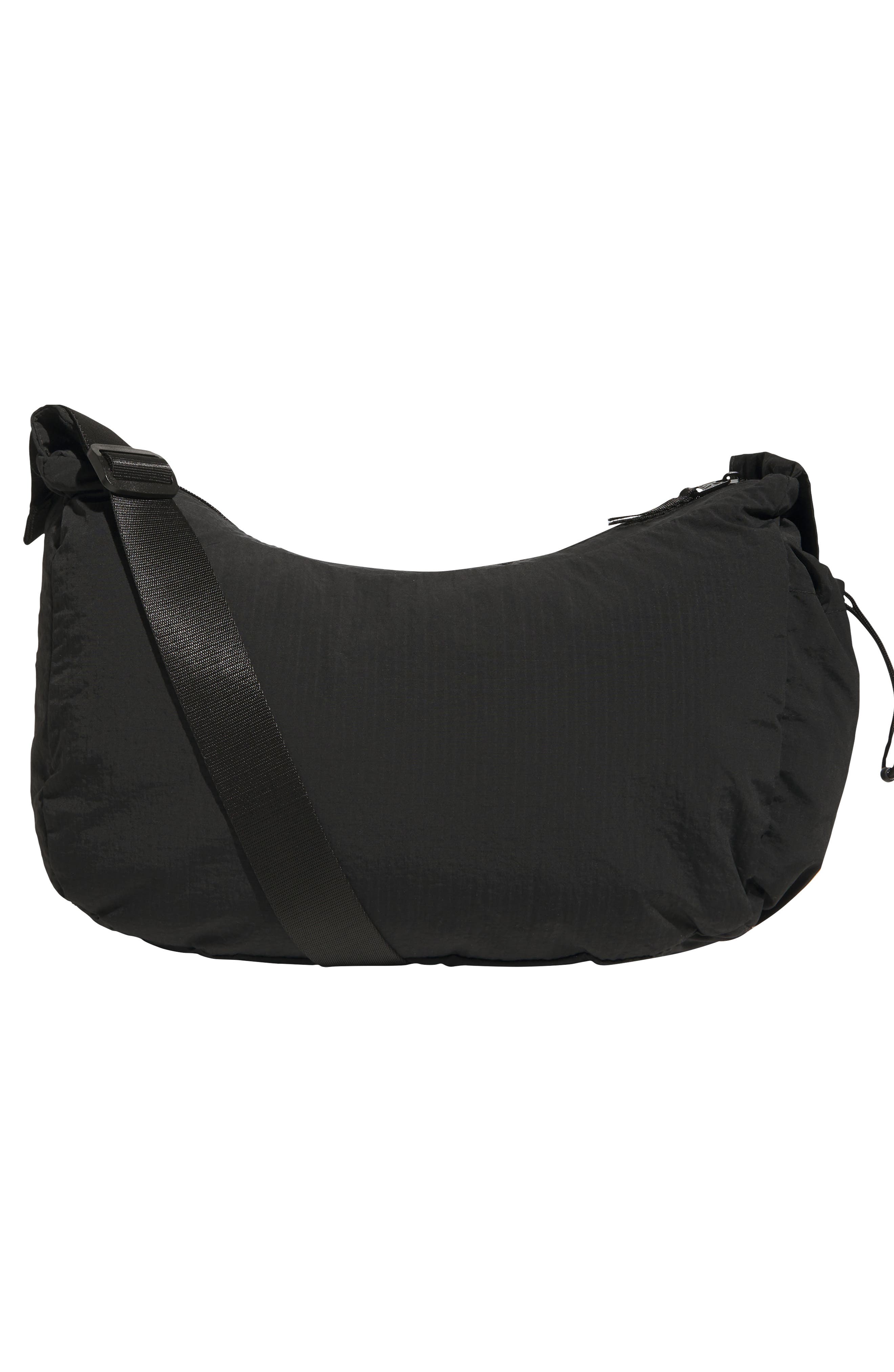 adidas Crescent Crossbody Bag, Alternate, color, Black