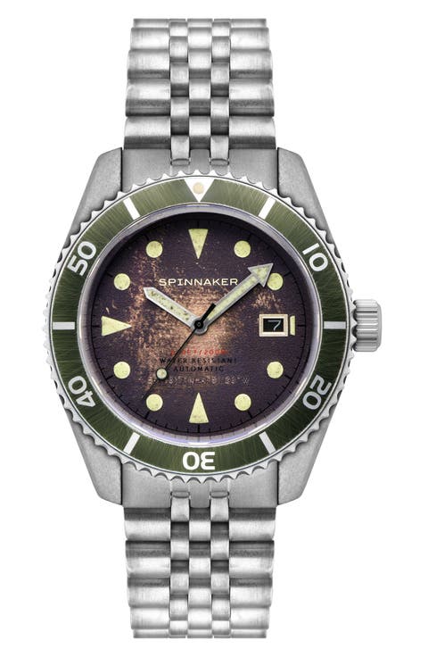 Wreck Automatic Bracelet Watch, 44mm