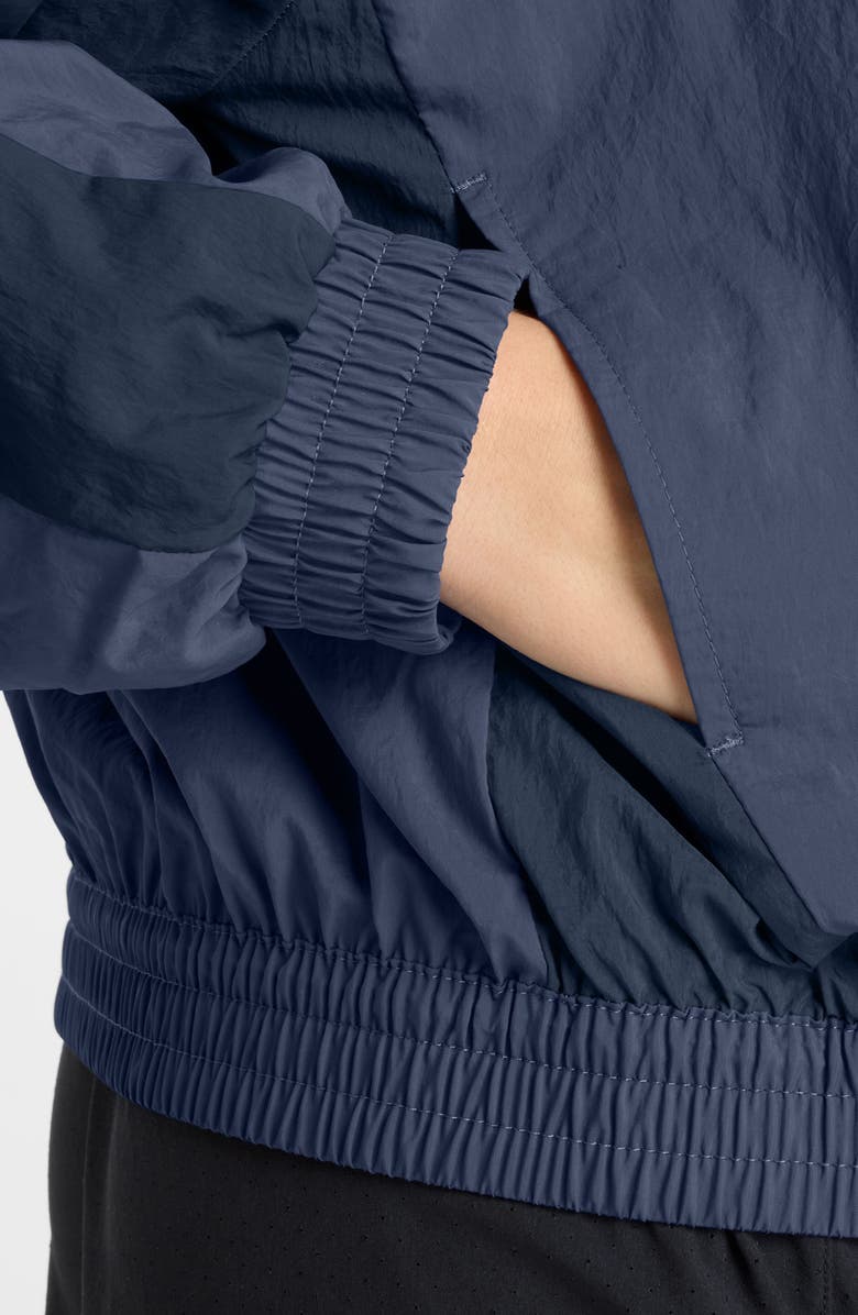 New Balance Oversize Water Resistant Colorblock Nylon Jacket, Alternate, color, Dream State