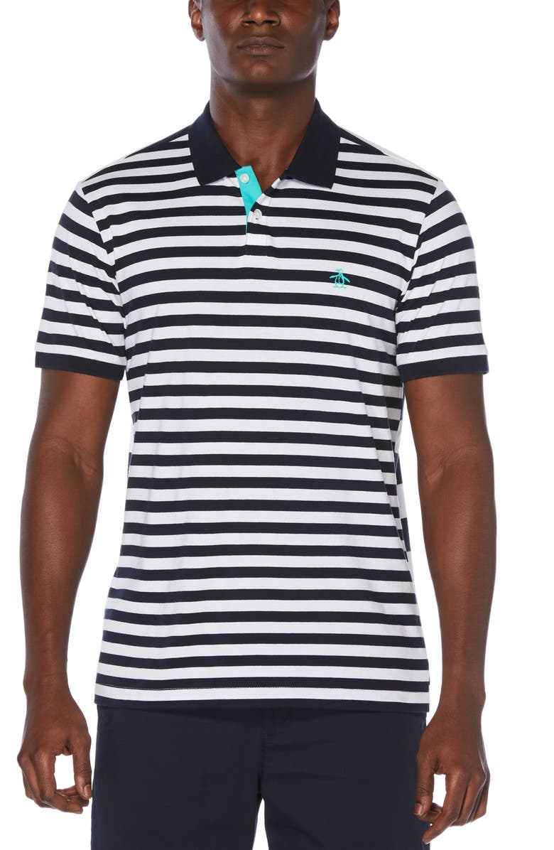 Original Penguin Mix Stripe Polo, Main, color,