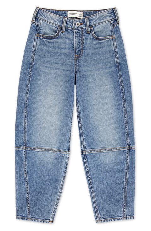 Kids' High Waist Balloon Jeans (Little Kid & Big Kid)