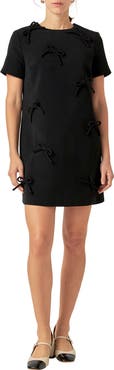 English Factory Bow T-Shirt Minidress