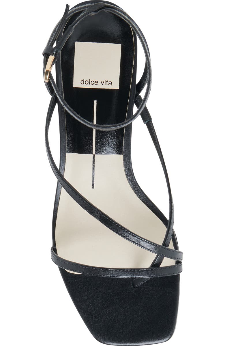 Dolce Vita Karlos Ankle Strap Sandal, Alternate, color, Black Leather