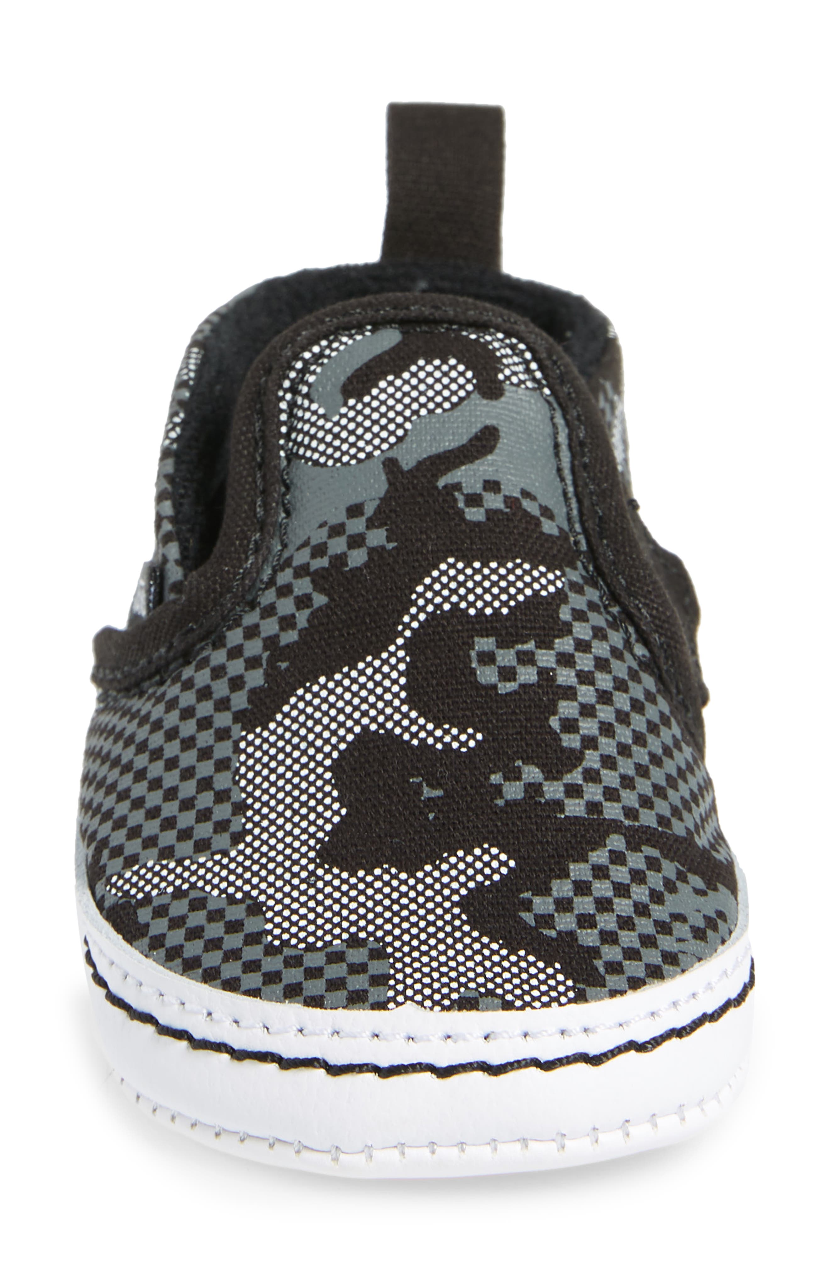 Vans Slip-On Crib Shoe, Alternate, color, 