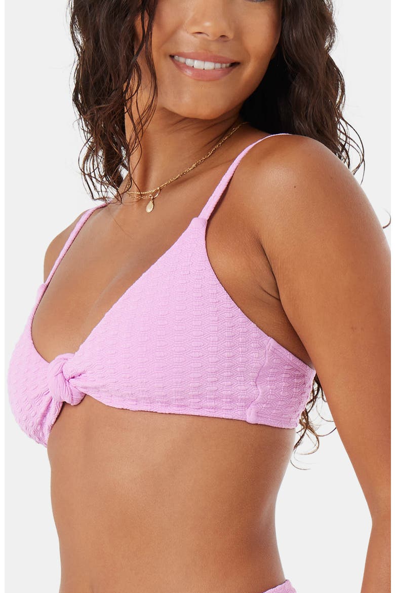 Haliewa Knot Bralette Bikini Top, Alternate, color, LILAC