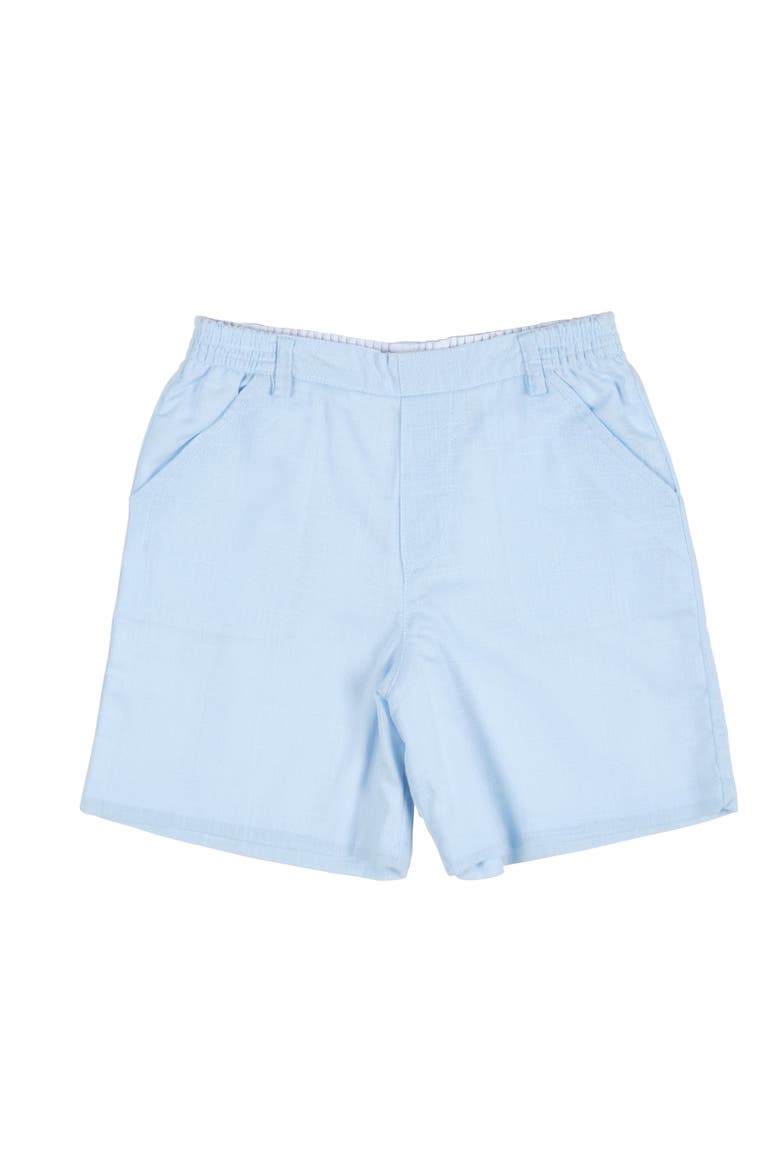Linen Look Short, Main, color, Light Blue