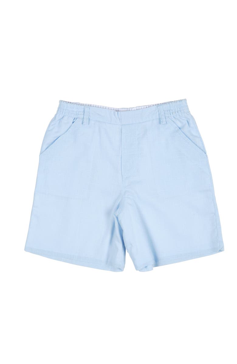 Florence Eiseman Linen Look Short, Main, color, Light Blue