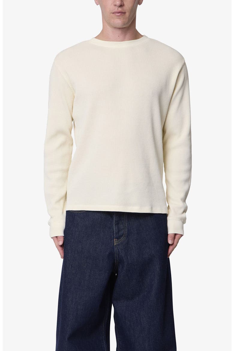 Basic Thermal Long Sleeve T-Shirt, Main, color, OFF WHITE