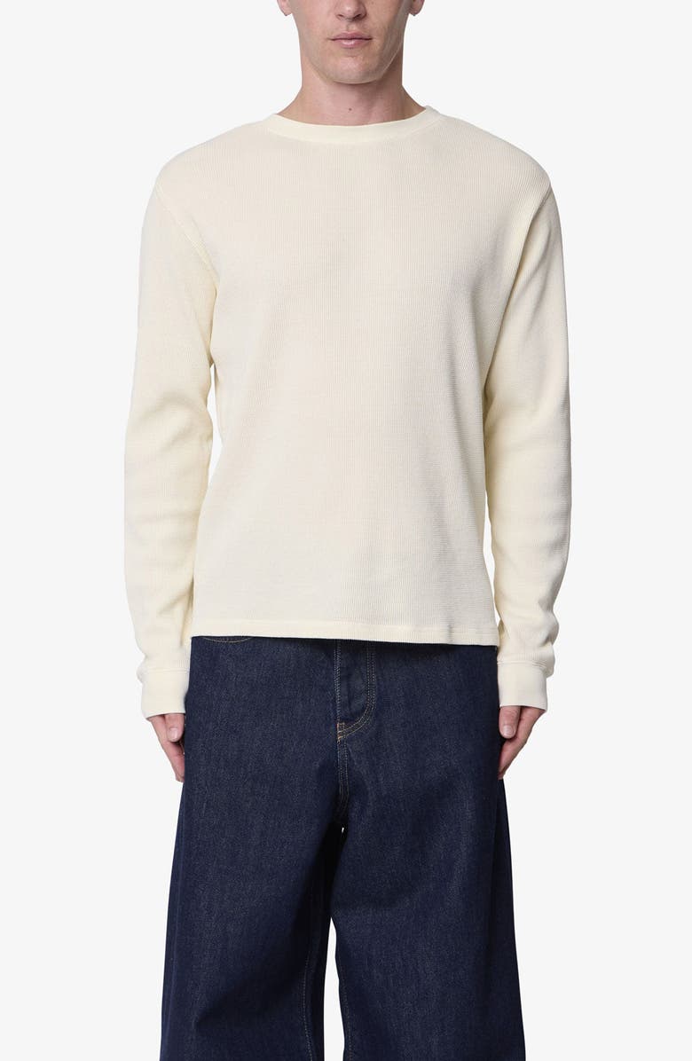 mnml Basic Thermal Long Sleeve T-Shirt, Main, color, Off White