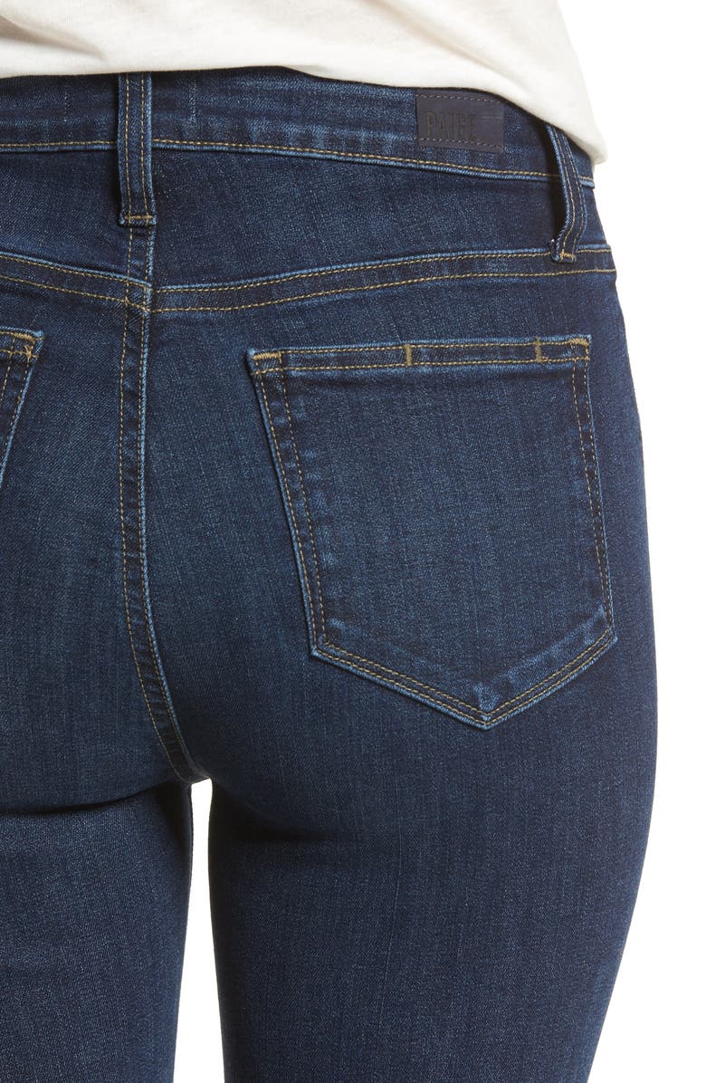 PAIGE Margot High Waist Ankle Straight Leg Jeans, Alternate, color, Darius