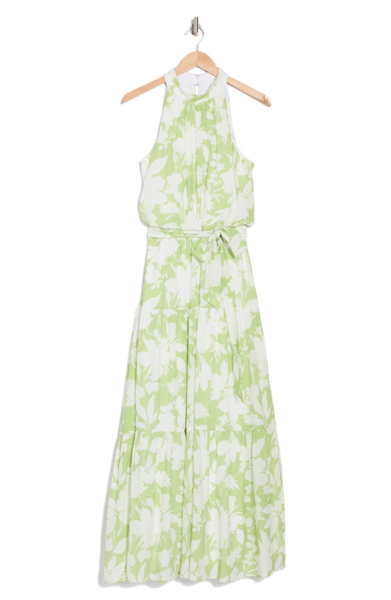 Julia Jordan High Neck Maxi Dress, Alternate, color,