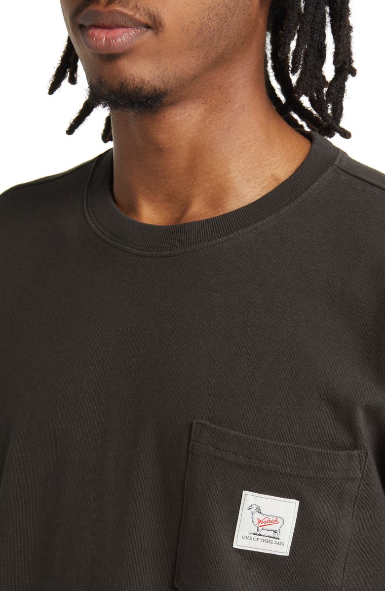 ONE OF THESE DAYS x Woolrich Pocket Long Sleeve T-Shirt, Alternate, color, 