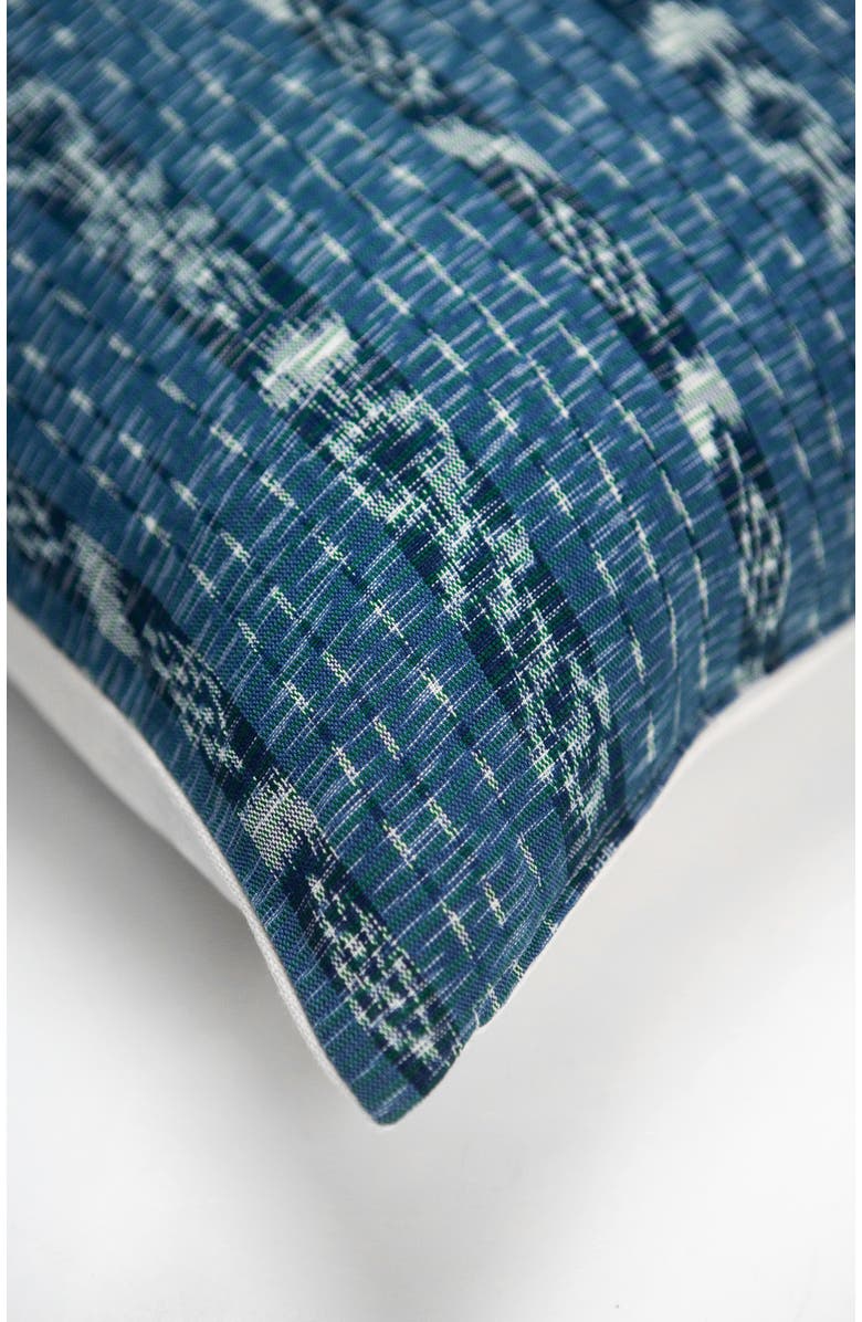 Archive New York Paola Handwoven Cotton Throw Pillow, Alternate, color, Blue