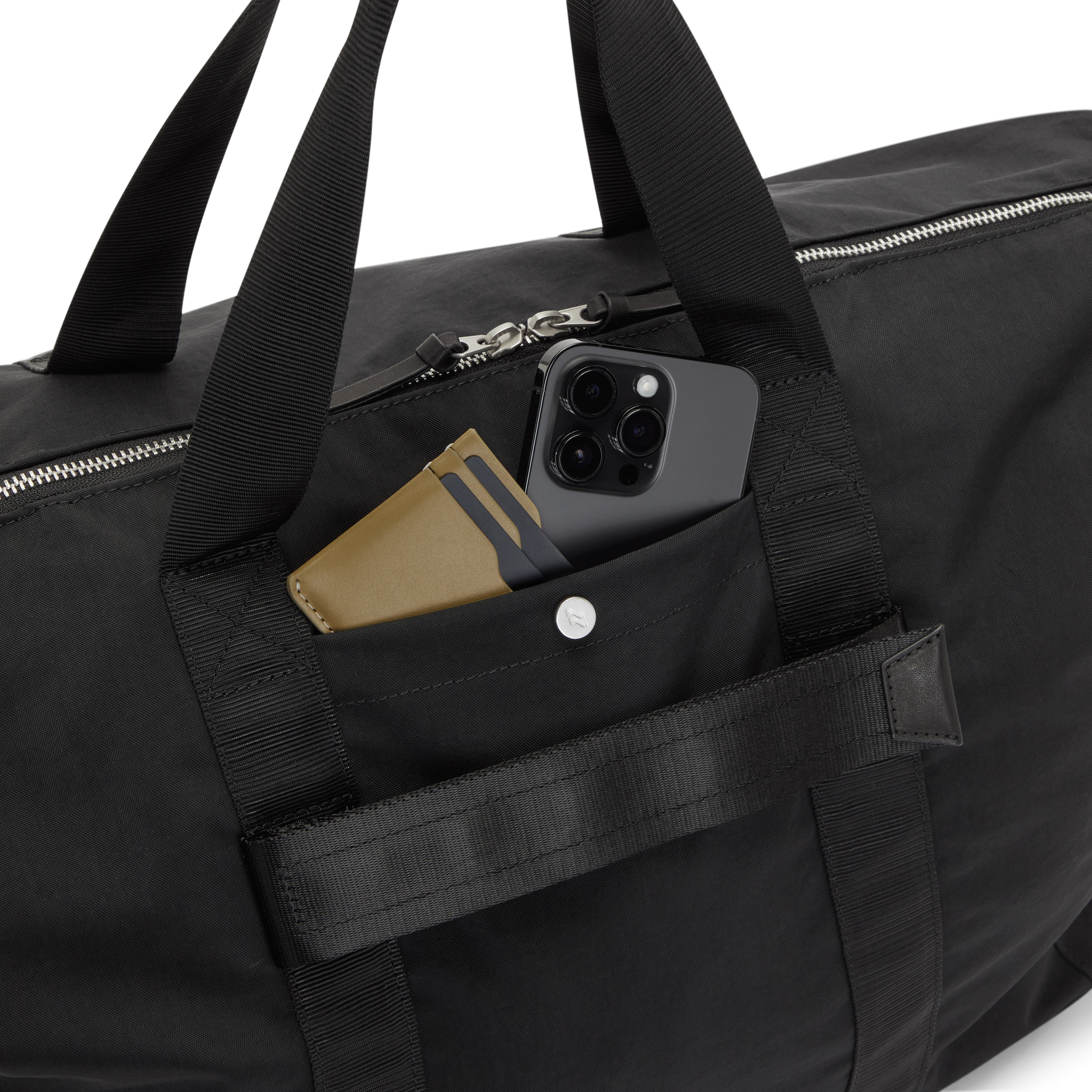 LOJEL NIRU 48-Hour Carry-On Weekender Travel Duffel Bag, Alternate, color, All Black