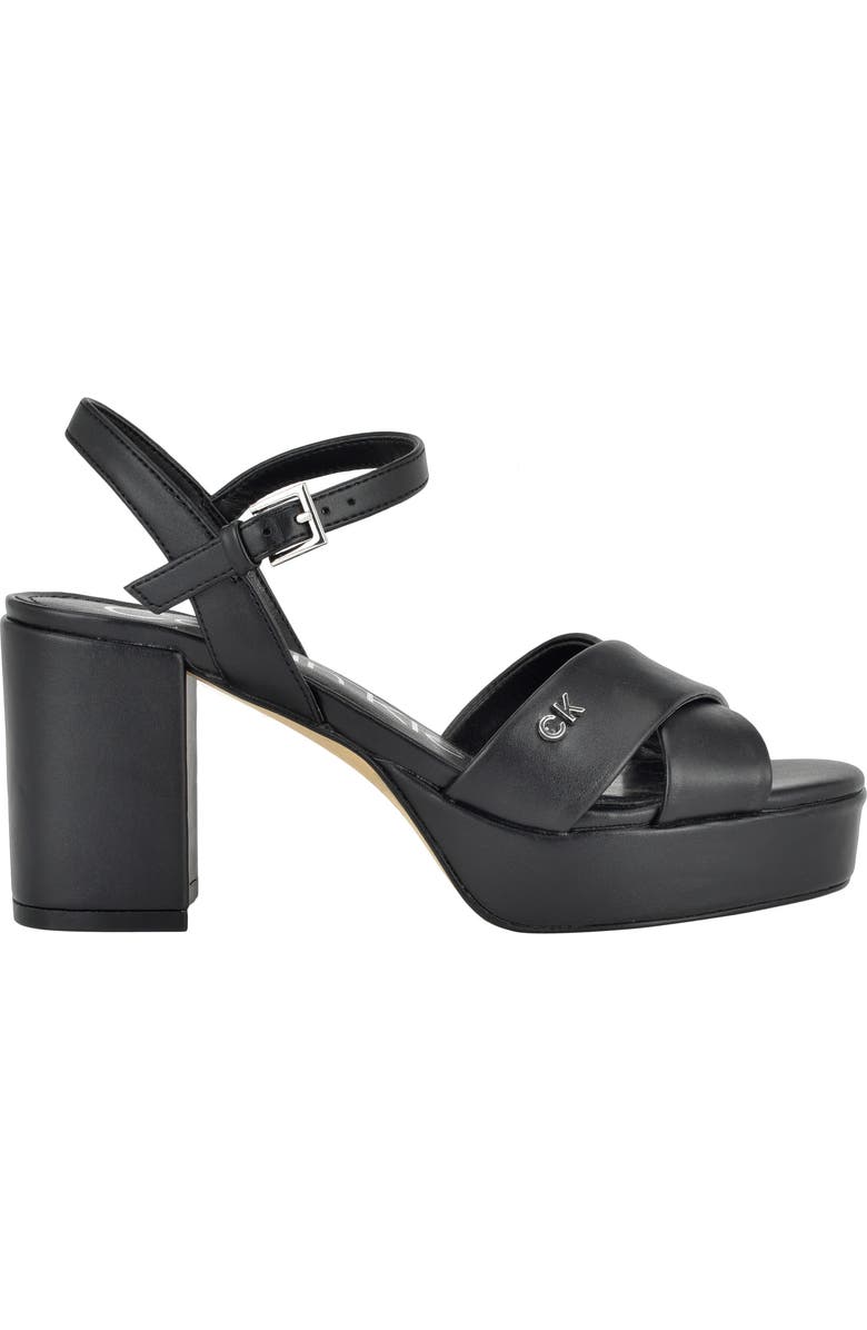 Calvin Klein Lorita Block Heel Sandal, Alternate, color,