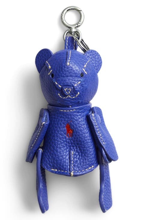Pebble Leather Polo Bear Charm