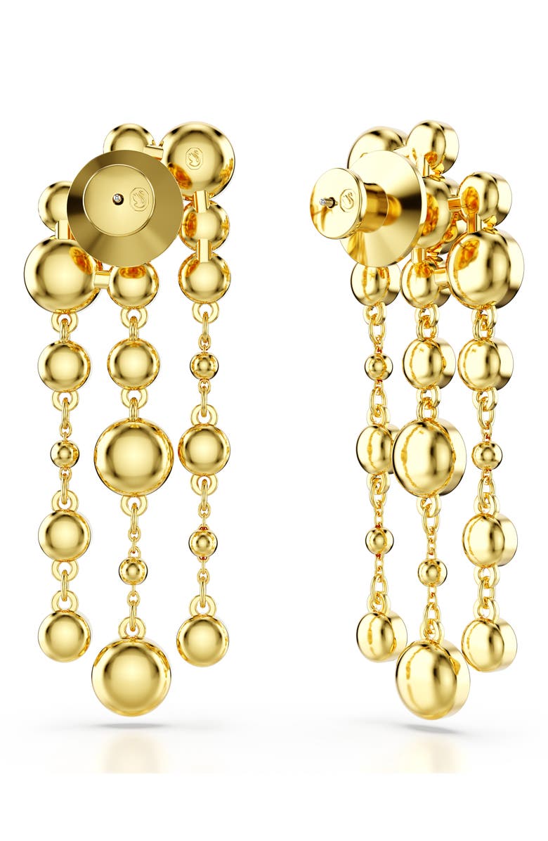 Swarovski Imber Crystal Chandelier Drop Earrings, Alternate, color, Gold