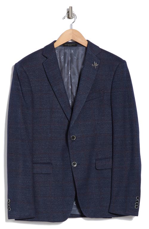 John Varvatos Star Usa Solid Cotton & Linen Sport Coat In Navy