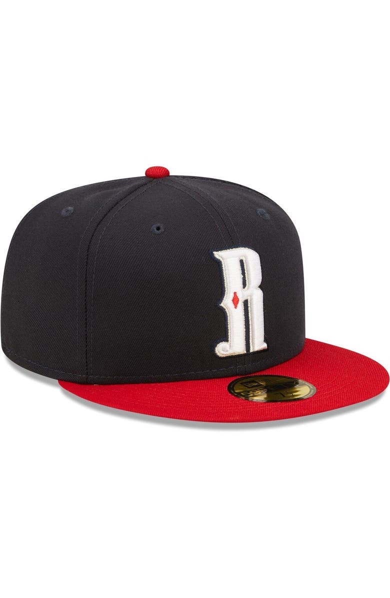 New Era Men's New Era Navy Reno Aces Authentic Collection Team 59FIFTY Fitted Hat, Alternate, color, Navy