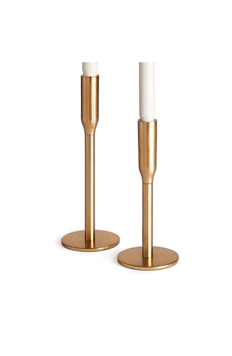 Napa Home & Garden Killian Taper Holders Set of 2, Alternate, color, Gold