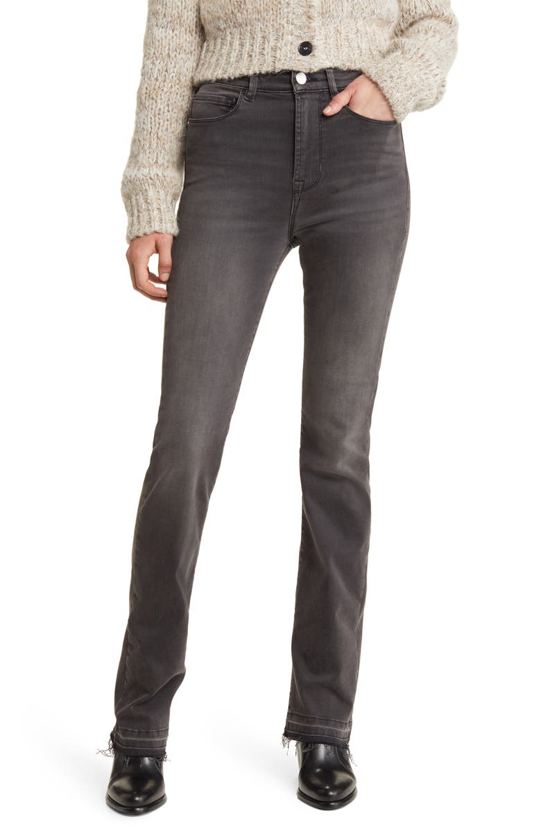 FRAME Le Super High Release Hem Mini Bootcut Jeans, Main, color, 