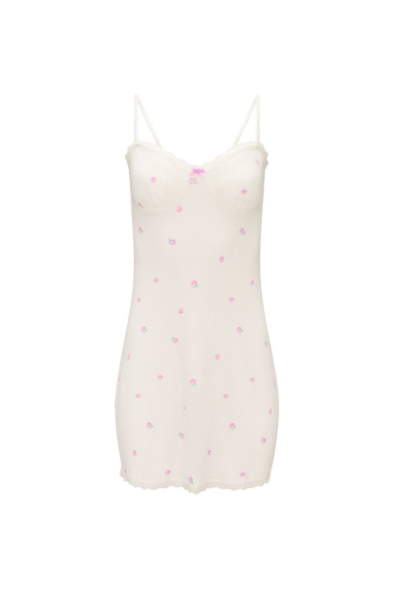 Adore Me Emmy Slip, Alternate, color, Floral Beige