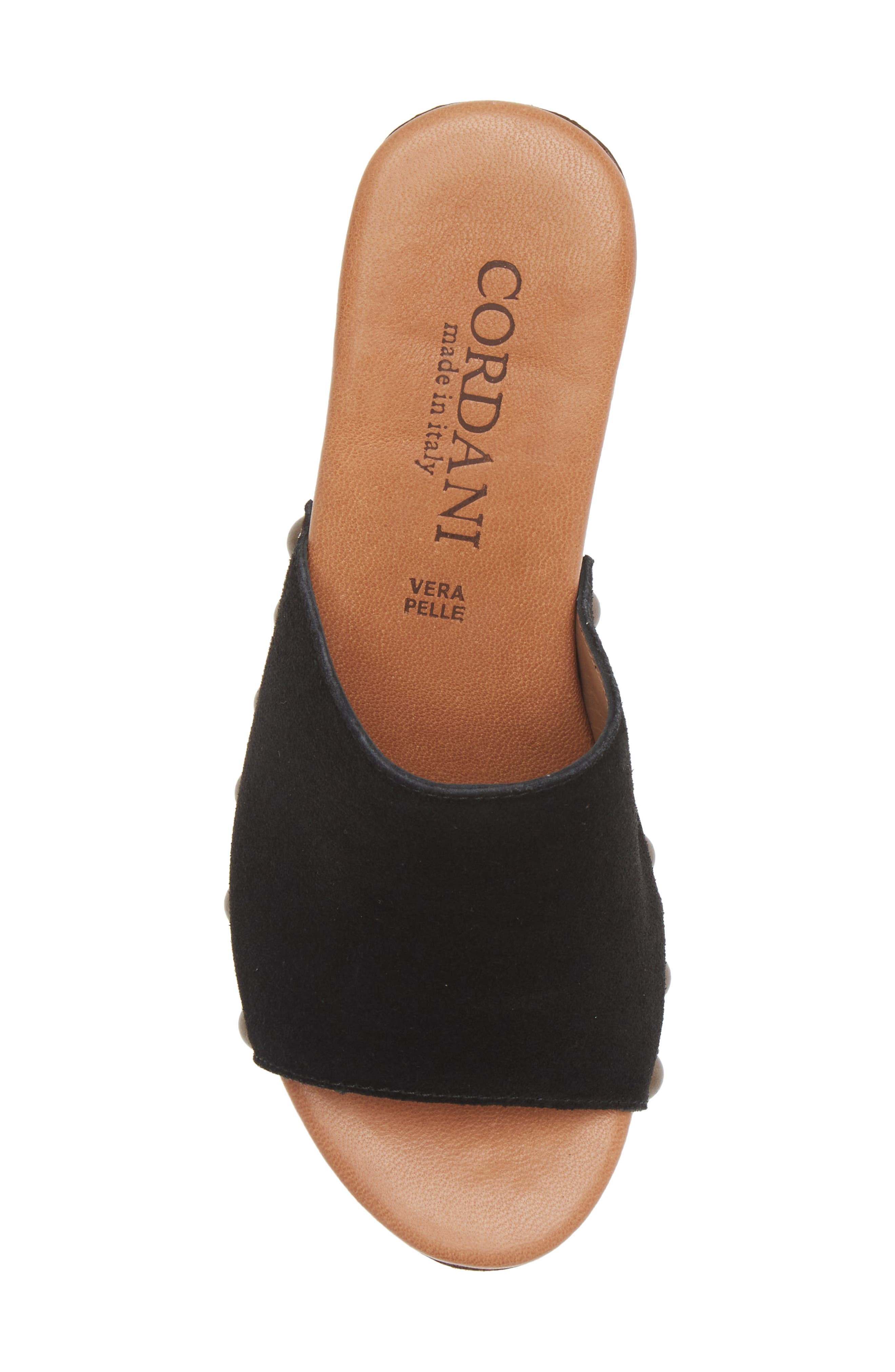 Cordani Whitley Block Heel Sandal, Alternate, color, Black Suede