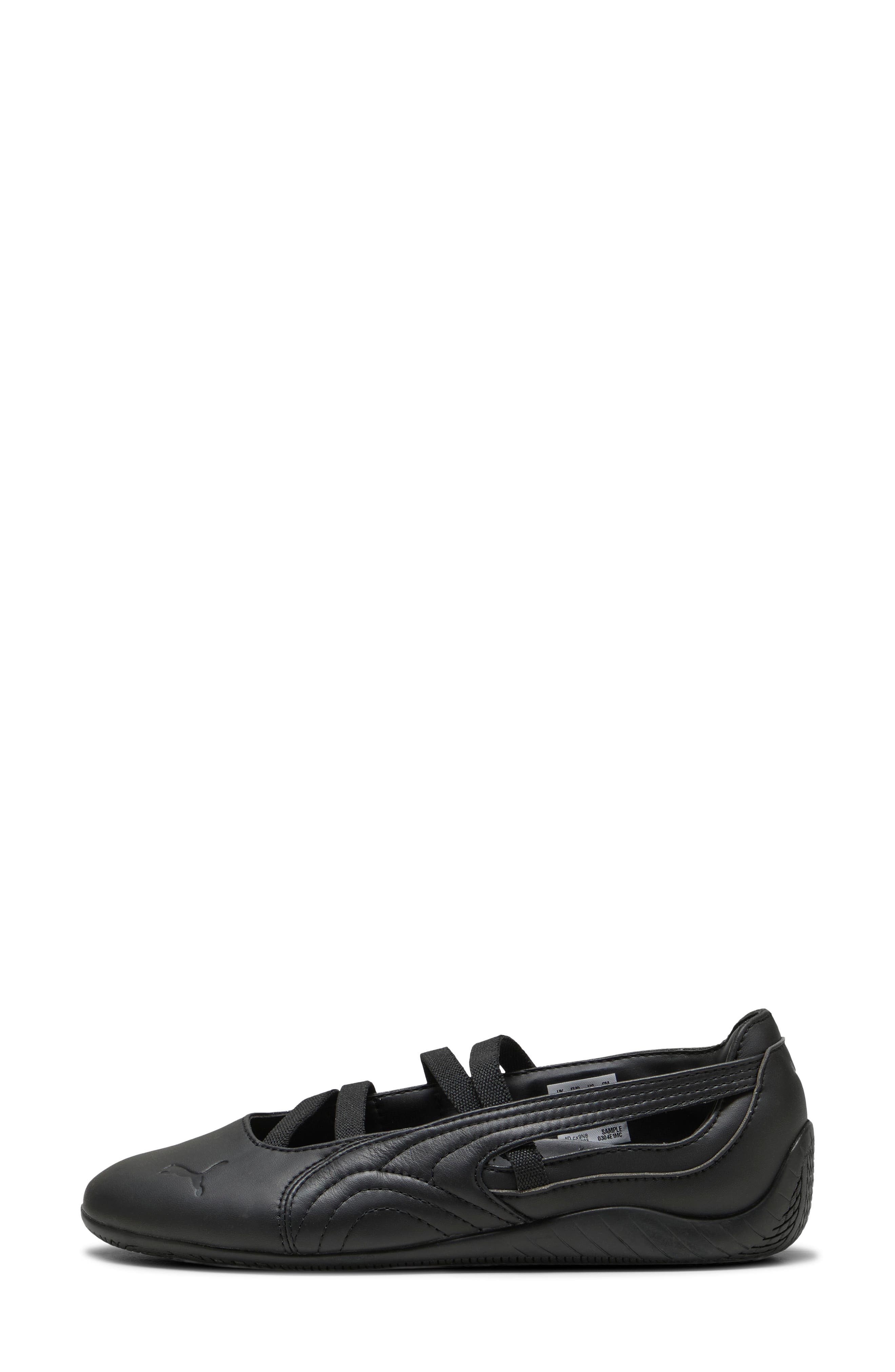 Speedcat Ballet Sneaker, Alternate, color, PUMA BLACK