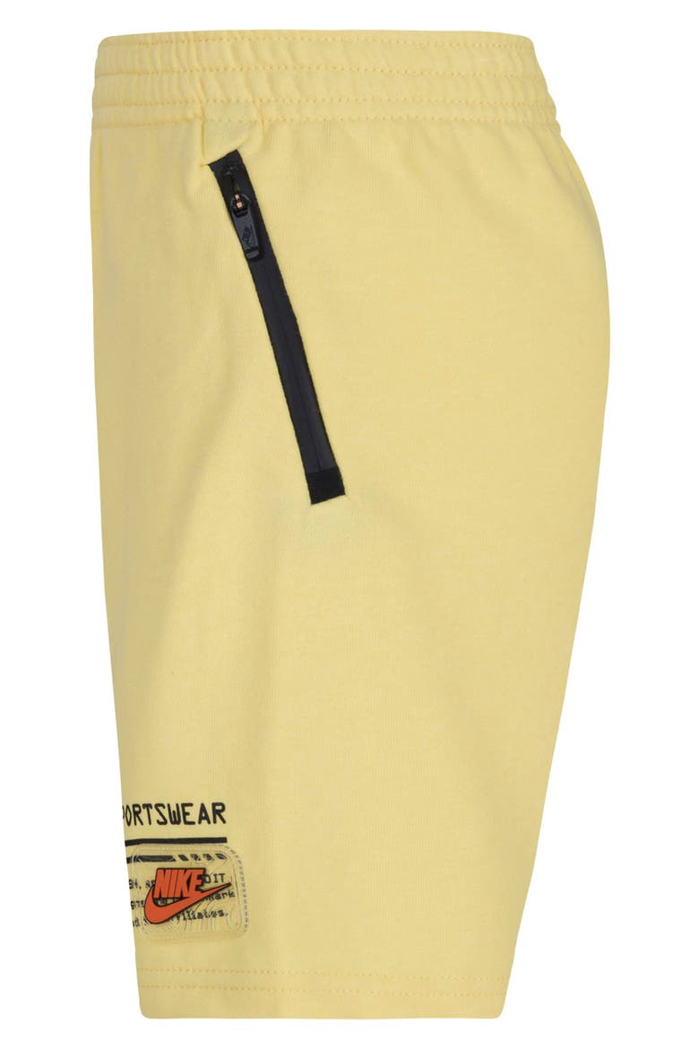 Kids' Sportswear Fleece Sweat Shorts, Alternate, color, SOFT YELLOW
