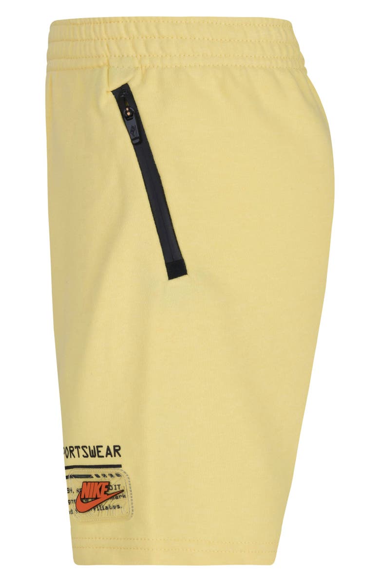Nike Kids' Sportswear Fleece Sweat Shorts, Alternate, color, Y6xsoft Ye