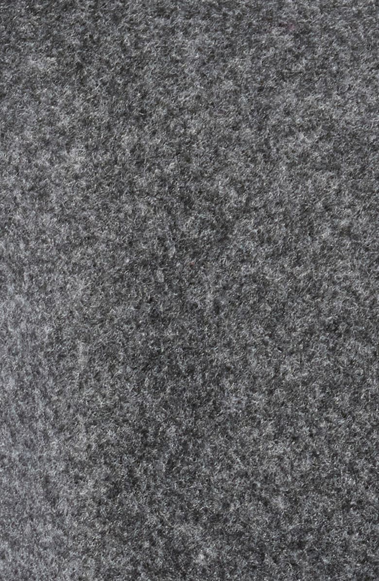 Nordstrom Doubleface Ruana with Attached Scarf, Alternate, color, Charcoal Grey- Black