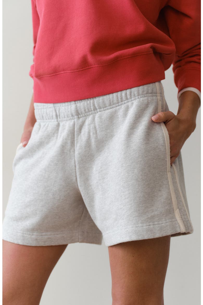 Cloud 9 Fleece Drawstring Shorts, Alternate, color, HEATHER GREY
