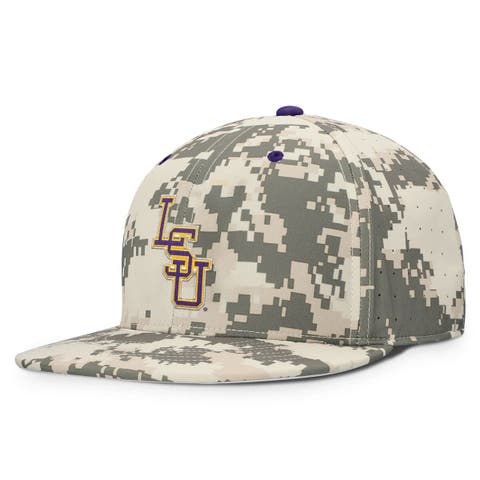 Men's Nike Digital Camo LSU Tigers 2025 Dugout True Performance Fitted Hat