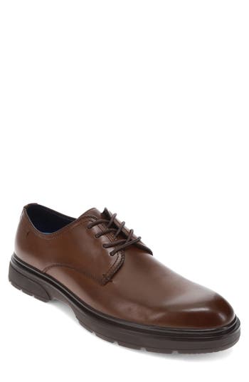 Dockers Men's Tradeston Rugged Dress Casual Oxford In Dark Tan