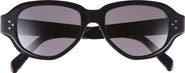 CELINE 3 Dots 52mm Round Sunglasses