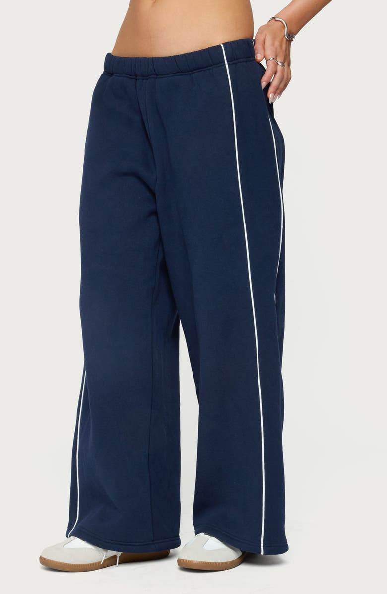 EDIKTED Autumn Sweatpants, Alternate, color, Navy