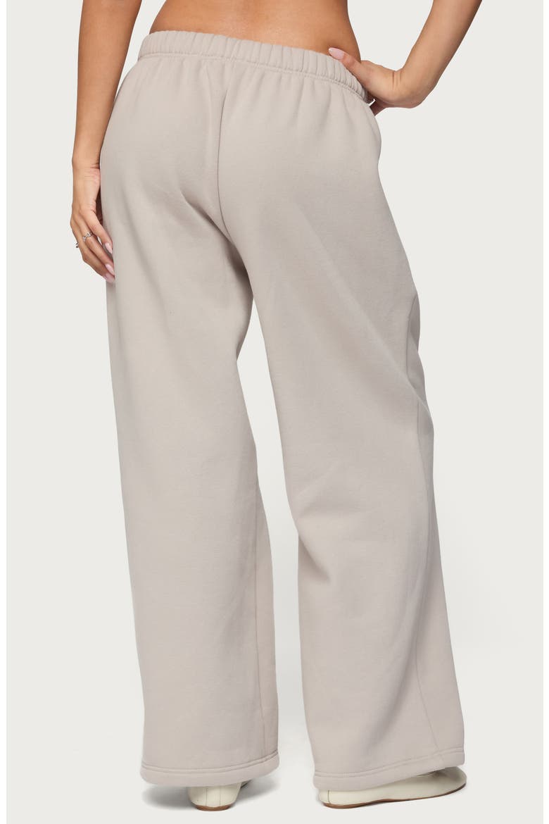LA Wide Leg Sweatpants, Alternate, color, BEIGE