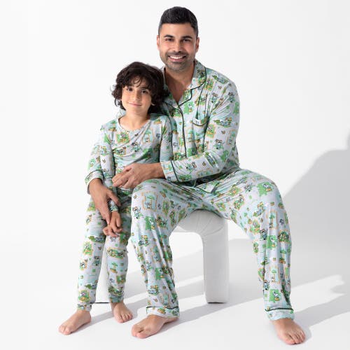 Bellabu Bear Kids' Minecraft Overworld Dreams Set Of 2 Piece Pajamas In Multi
