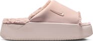 Nike Calm Elevation Faux Fur Lined Platform Slide