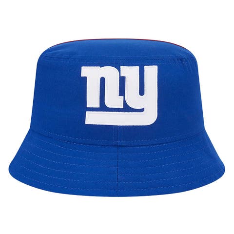 Men's New Era Royal New York Giants Helmet Bucket Hat
