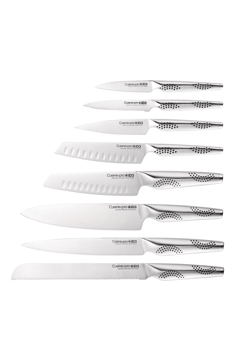 Cuisine::pro<sup>®</sup> iD3<sup>®</sup> The Egg Knife Block 9 Piece, Alternate, color, Stainless Steel