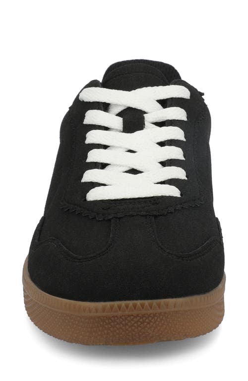 Journee Collection Lummie Sneaker In Black