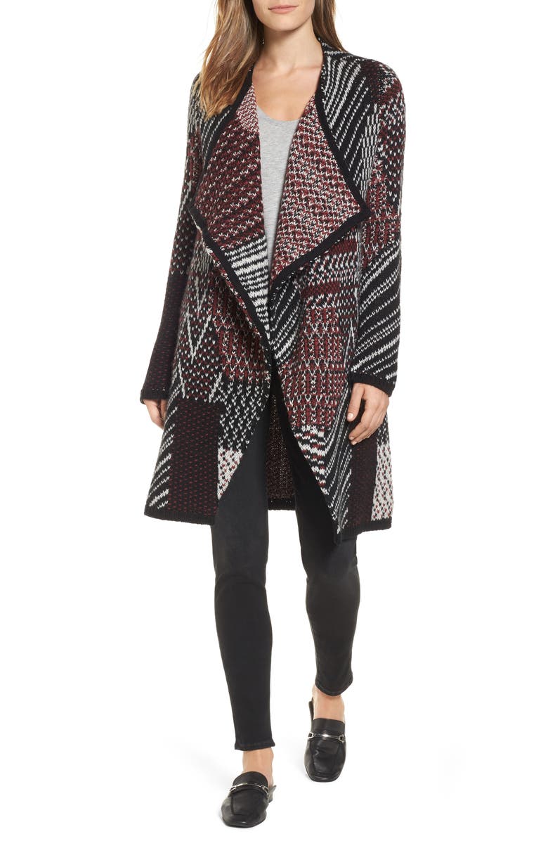 Caslon<sup>®</sup> Jacquard Cardigan, Main, color, 