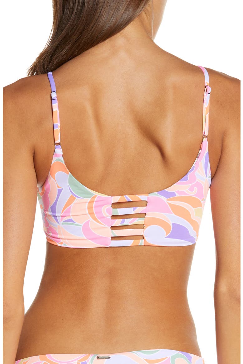 Pucchini Praia Reversible Bikini Top, Alternate, color, PURPLE