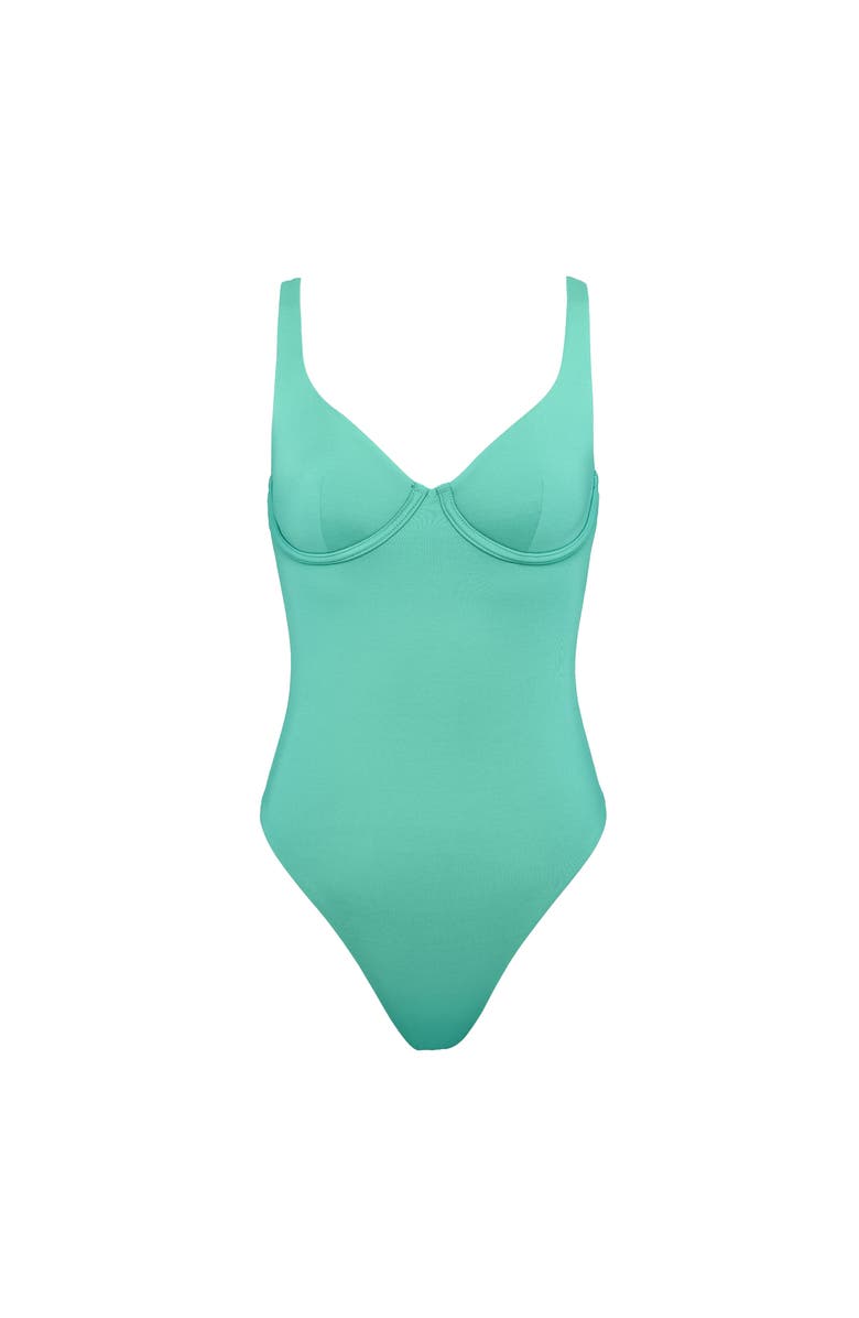 CUUP The Scoop One Piece Swim, Main, color, Tide