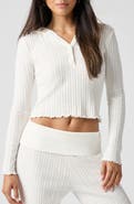 Florence by Mills Baby Cable Knit Cropped Hoodie