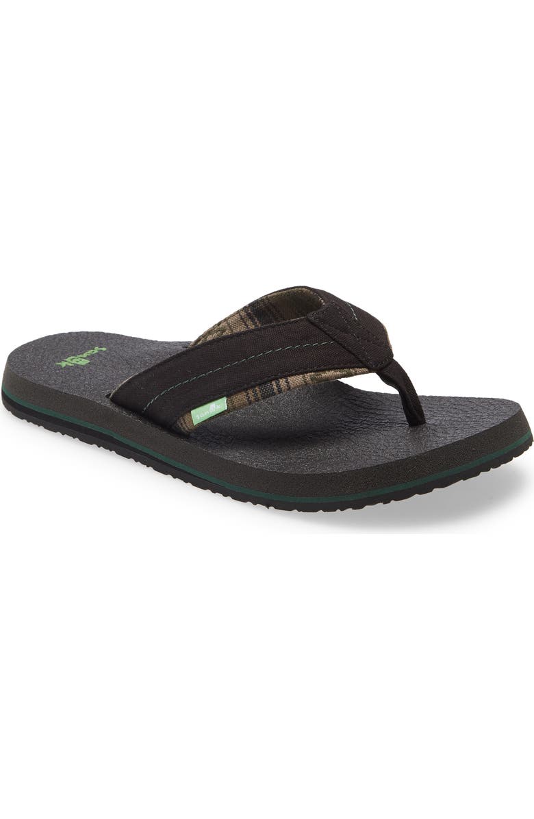 Sanuk Bear Cozy TX Flip Flop, Main, color,
