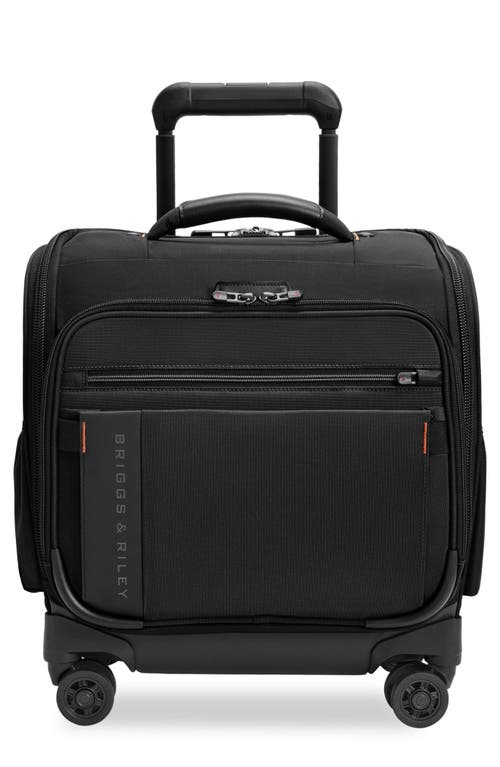 Briggs & Riley Zdx Cabin Spinner Suitcase In Gold